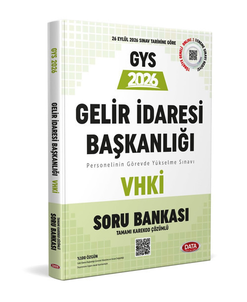 Gelir İdaresi Başkanlığı Unvan Değişikliği Sınavı Soru Bankası Data Yayınları