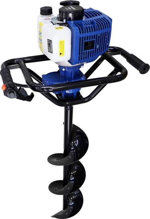 HYD520 52cc Benzinli Toprak Burgu Makinesi 15 cm Burgu Dahil