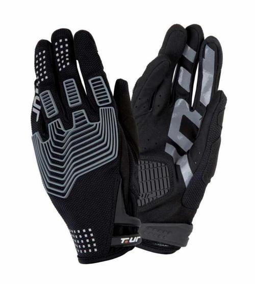 T.Tur G-Three Korumalı Soft Motosiklet Eldiveni Siyah