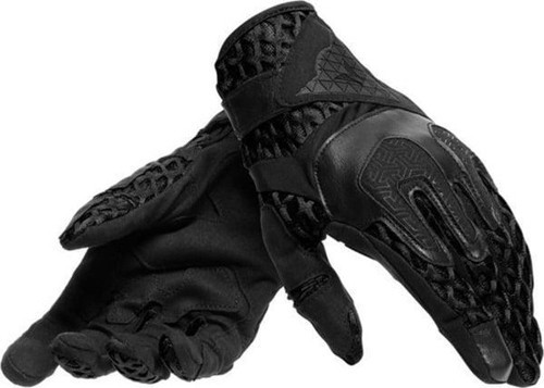 Air-Maze Unisex Motosiklet Eldiveni Black