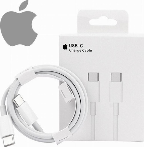 1 Metre Düz Kablo MQ4H2ZM/A 35W Hızlı şarj USB C tipi C kablosu Apple iPhone 15 Pro Max için USB C kablosu
