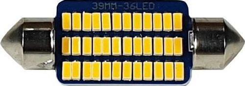 Beyaz Renk Led Sofit Ampul 39mm - 36 SMD Ledli