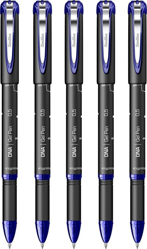 Mavi Pilot Kalem DNA Gel Pen 5 Adet Scrikss Pilot Kalem 0.7 mm Roller Uçlu Pilot Kalem İnce Uçlu Likit Mürekkepli Pilot