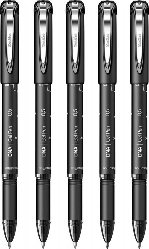 Siyah Pilot Kalem DNA Gel Pen 5 Adet Scrikss Pilot Kalem 0.7 mm Roller Uçlu Pilot Kalem İnce Uçlu Likit Mürekkepli Pilot