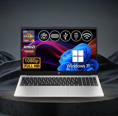 255 G10 Ryzen5-7530U 64GB 512GB Nvme SSD 3C3Y9ES ATL57 O/B 15.6" Win11Pro Taşınabilir Bilgisayar