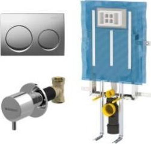 Alpha20 Yuvarlak Gömme Rezervuar Seti, Mat Krom