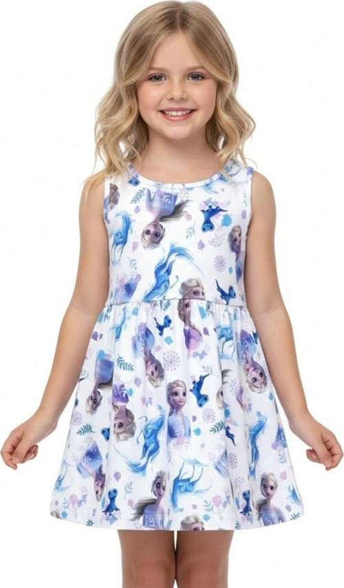 Elsa Kız Çocuk Elbise