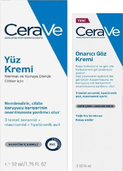 Yüz Kremi 52 Ml + Onarıcı Göz Kremi 14 Ml