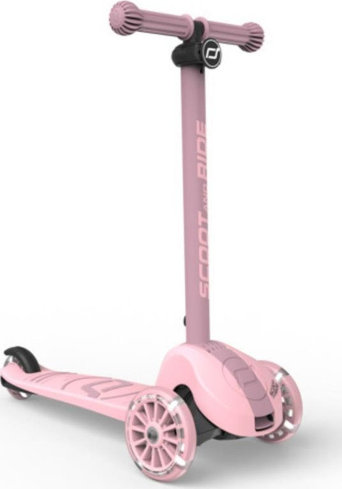 Highwaykick 3S Çocuk Scooterı, Rose - LED Tekerlekli, Katlanabilir ve Ayarlanabilir
