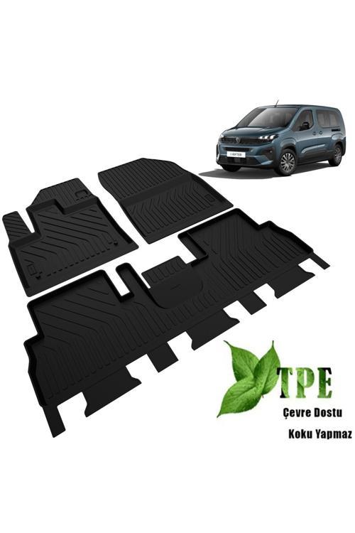 Makyajlı Berlingo Rifter Combo 2024-2025 Model Havuzlu Paspas