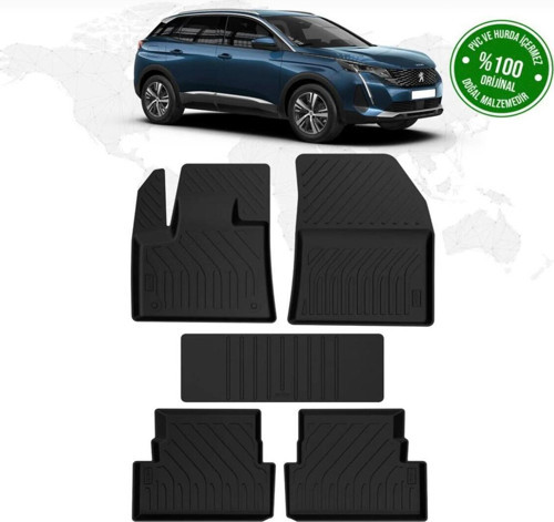 Peugeot 3008 2016–2023 4D Havuzlu Paspas Seti – Tpe, Kaymaz & Sabitlemeli