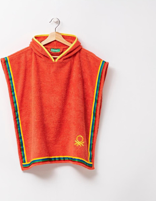 BE-0818-RD Benetton Çocuk Panço Havlu