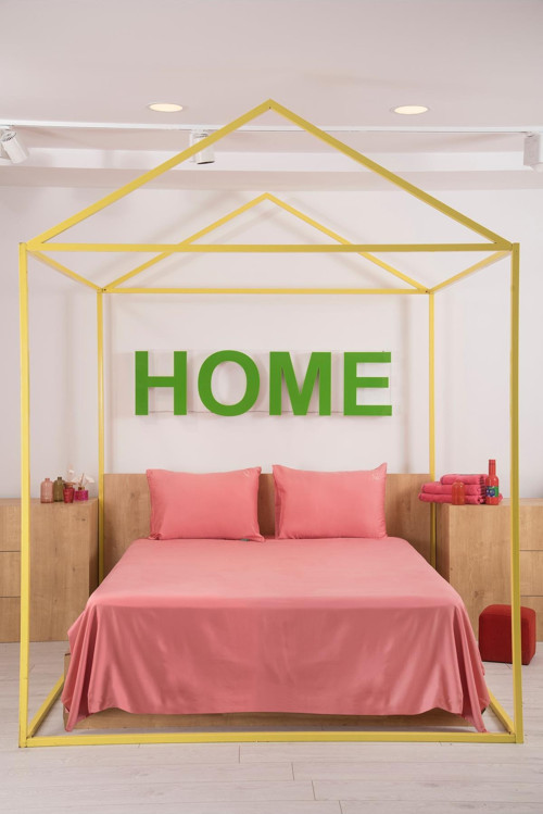 Pembe Çift Kişilik Nevresim Takımı