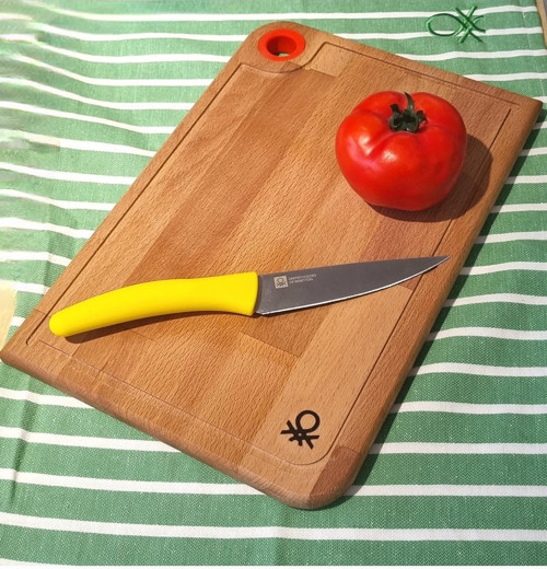 BE-KCT0055-K AHŞAP KESME TAHTASI-22*33 CM KIRMIZI