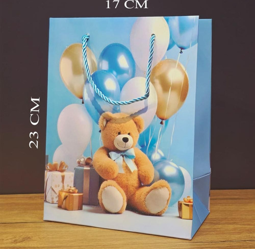 Küçük Boy Ayıcıklı Hediye Çantası