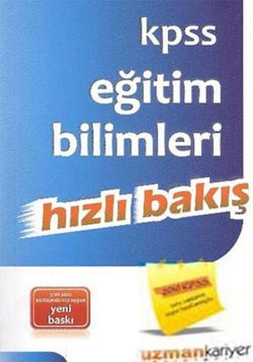 Uzman KPSS Eğitim Bilimleri Konu Anlatımlı (Hızlı Bakış)