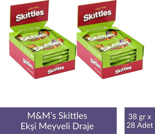 Ekşi Meyveli Draje 38 gr x 28 Adet