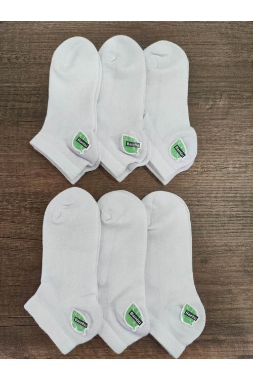 Çocuk 6 Çift Dikişsiz Bambu Kısa Yazlık Patik Çorap
