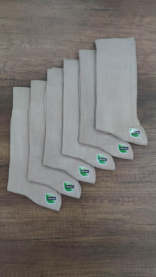 Erkek 6 Çift Yazlık Dikişsiz Bambu Klasik Çorap