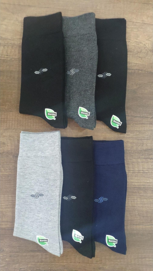 Erkek 6 Çift Kışlık Kaliteli Desenli Bambu Çorap Premium Seri Yumuşak Dokulu
