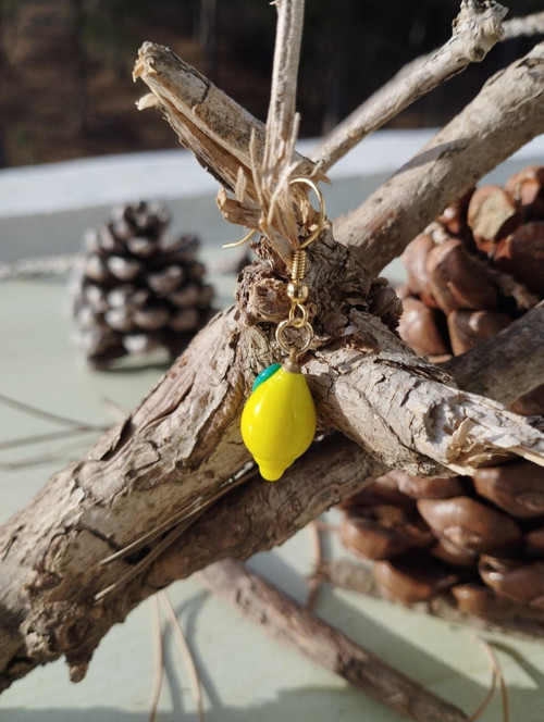 Murano Limon Küpe