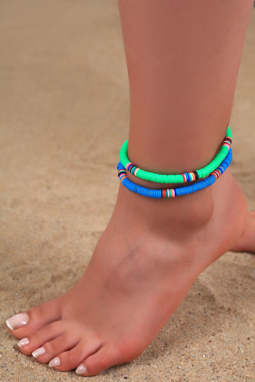 Ephesus Halhal Takı Bilek Aksesuarı 567 Mavi-Yeşil