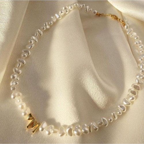More Than Pearl Harfli Inci Kolye