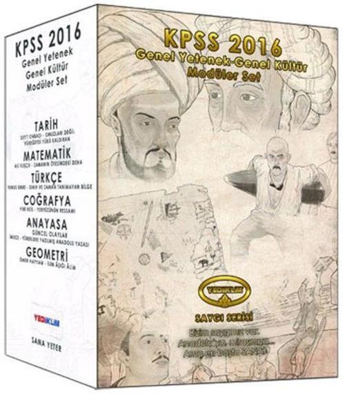 Yediiklim KPSS Genel Yetenek-Genel Kültür Konu Anlatımlı Modüler Set