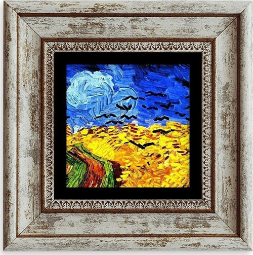 Van Gogh Çerçeveli Taş Tablo