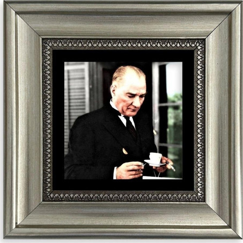 Atatürk Çerçeveli Taş Tablo