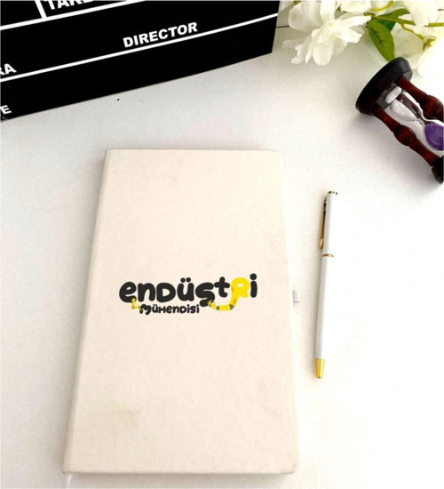 Endüstri Mühendisi Baskılı Defter Kalem Seti
