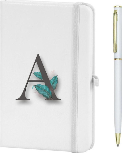 A Harfi Çiçek Baskılı Defter