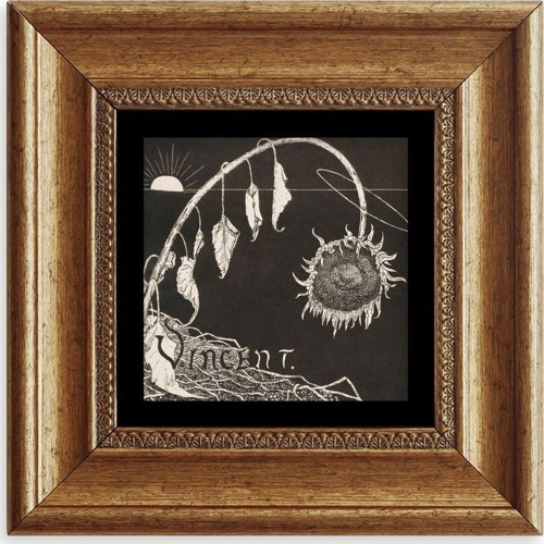 Van Gogh Çerçeveli Taş Tablo