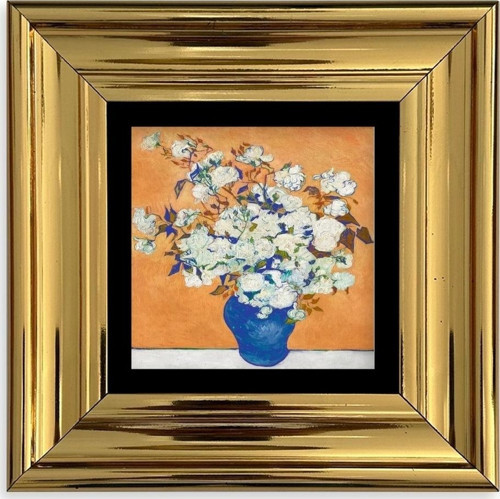 Van Gogh Çerçeveli Taş Tablo