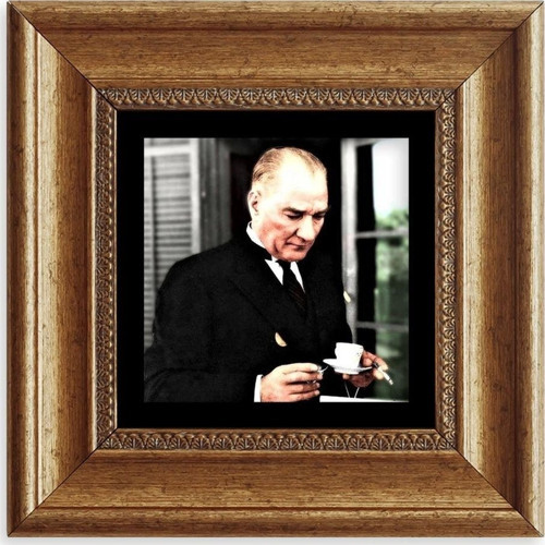 Atatürk Çerçeveli Taş Tablo