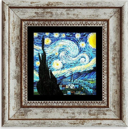 Van Gogh Çerçeveli Taş Tablo