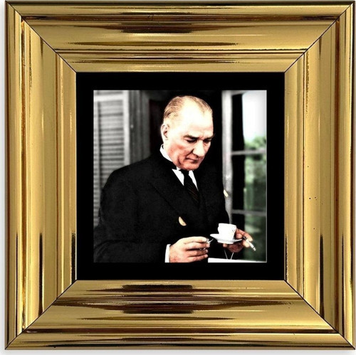 Atatürk Çerçeveli Taş Tablo