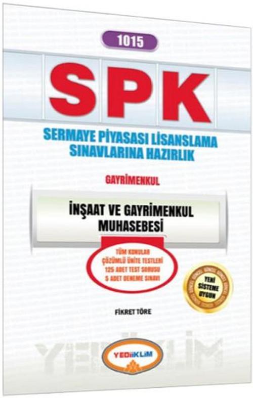 Yediiklim SPK 1015 İnşaat ve Gayrimenkul Muhasebesi