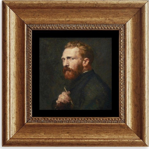 Van Gogh Çerçeveli Taş Tablo