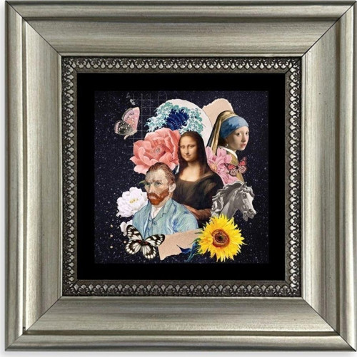Van Gogh Çerçeveli Taş Tablo