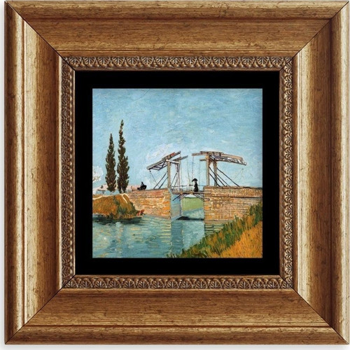 Van Gogh Çerçeveli Taş Tablo