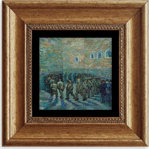 Van Gogh Çerçeveli Taş Tablo