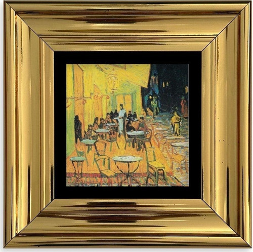 Kafe Çerçeveli Taş Tablo
