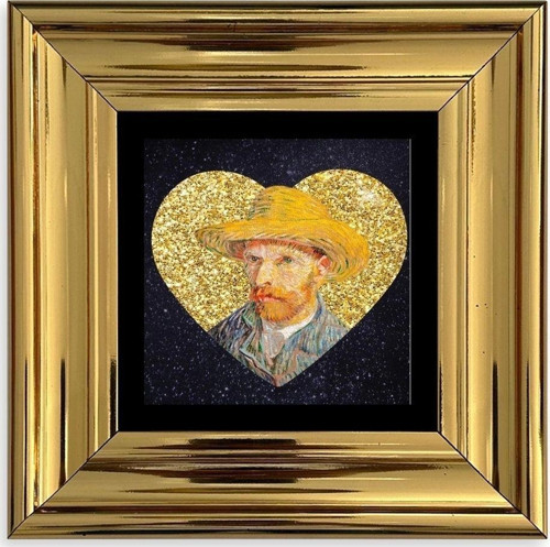 Van Gogh Çerçeveli Taş Tablo