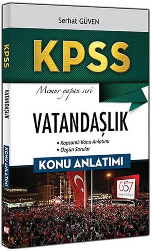 2017 KPSS Vatandaşlık Memur Yapan Serisi Kapsamlı Konu Anlatımlı Özgün Sorular
