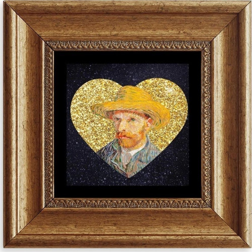 Van Gogh Çerçeveli Taş Tablo