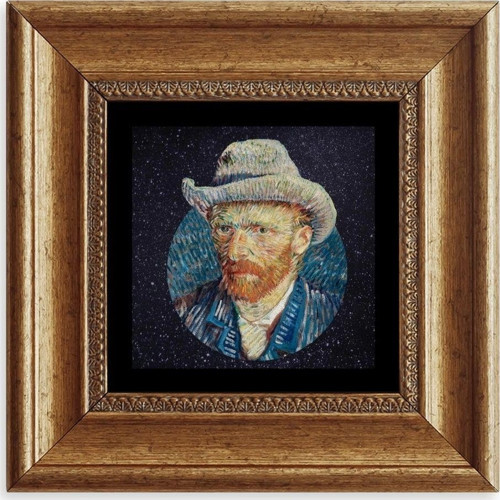 Van Gogh Çerçeveli Taş Tablo