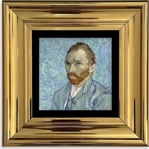 Van Gogh Çerçeveli Taş Tablo
