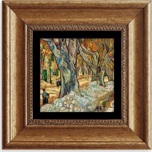 Van Gogh Çerçeveli Taş Tablo