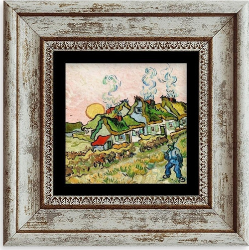 Van Gogh Çerçeveli Taş Tablo